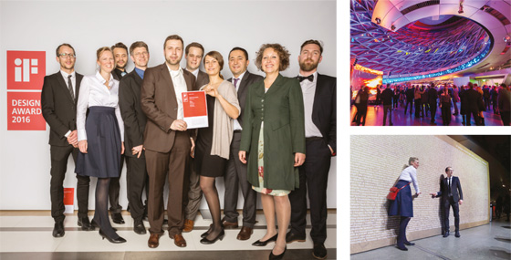 Gemeinsam zur Preisverleihung